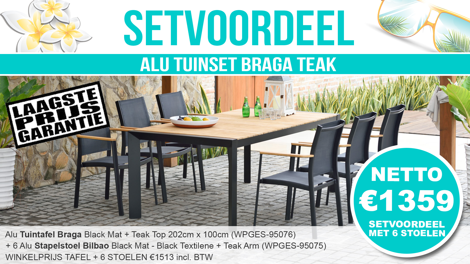 Uit revolutie pen Tuinmeubelen Promoties - Tot -50% extra korting - Teakpoint.be