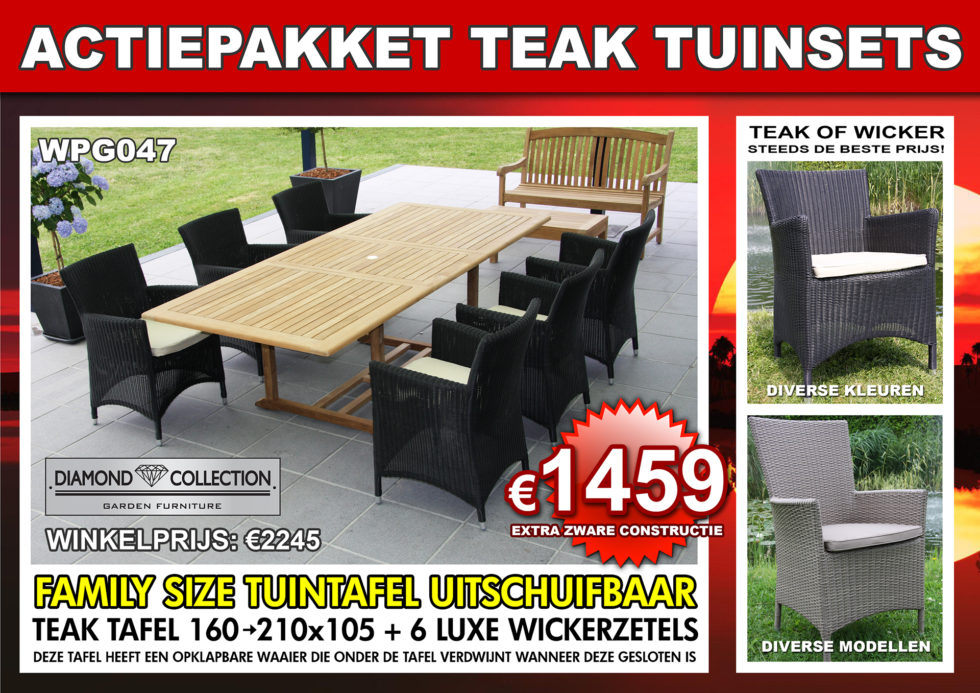 Promoties - -50% korting - Teakpoint.be