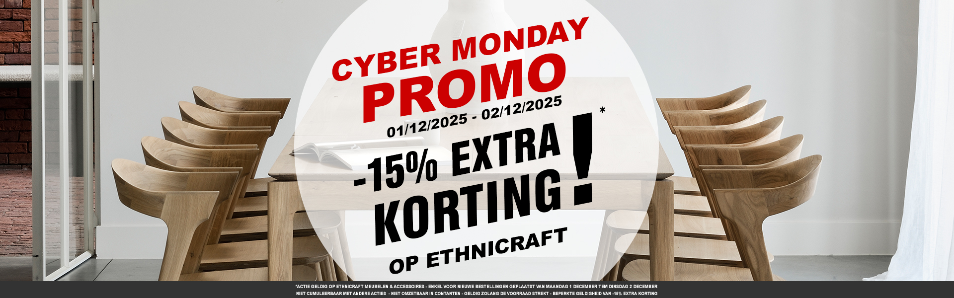 Cyber Monday Promo Interieurmeubelen