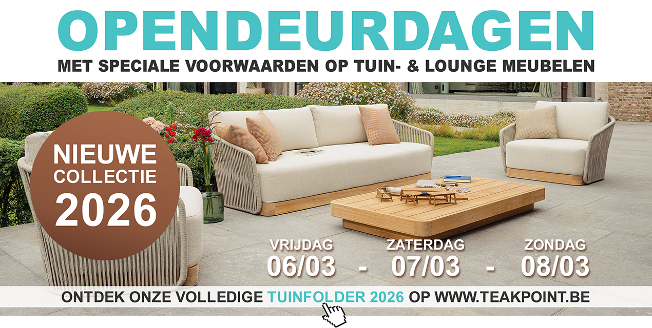 Banner Opendeurdagen Tuinmeubelen & Lounge Sets 2026