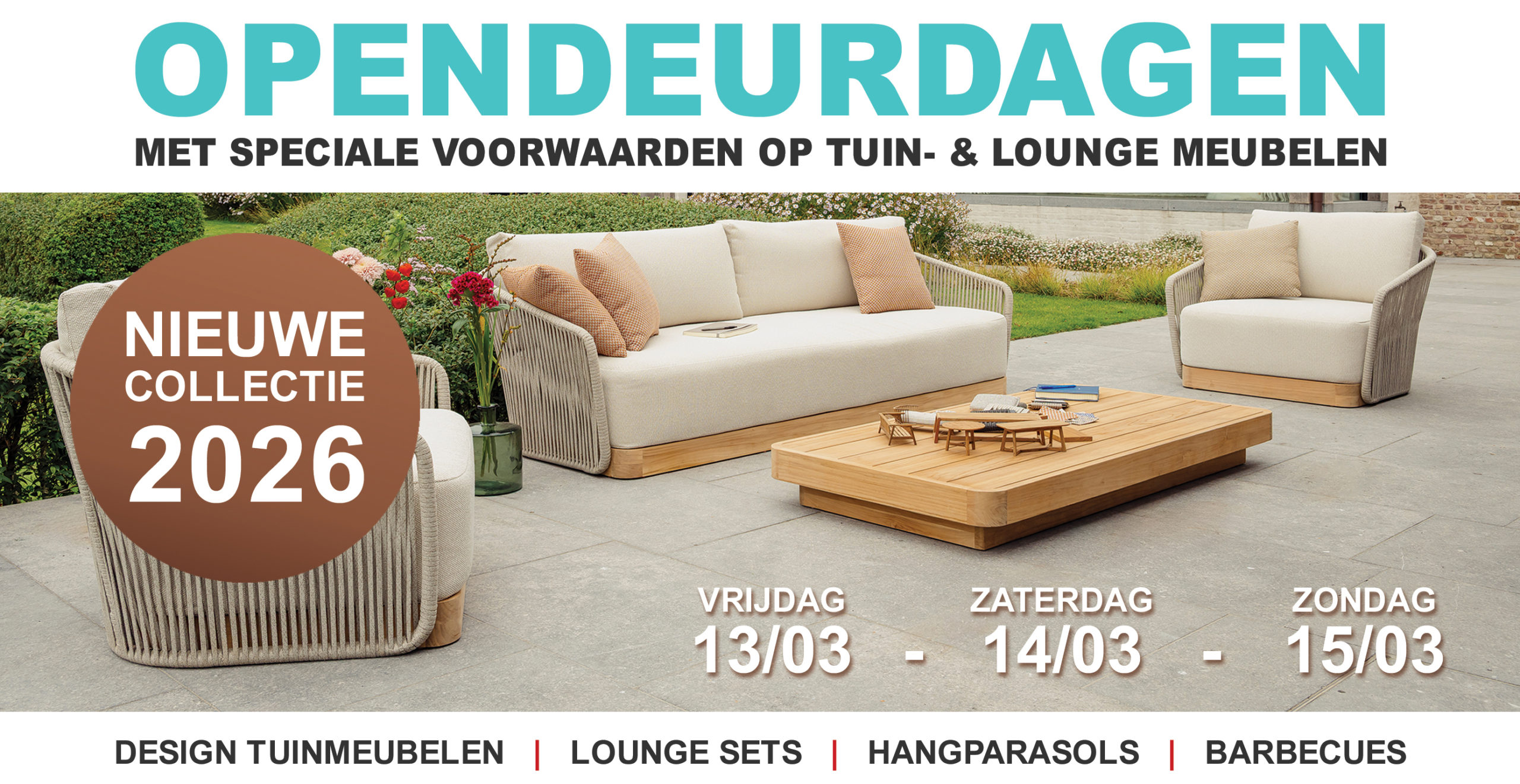 Banner Opendeurdagen Tuinmeubelen & Lounge Sets 2026