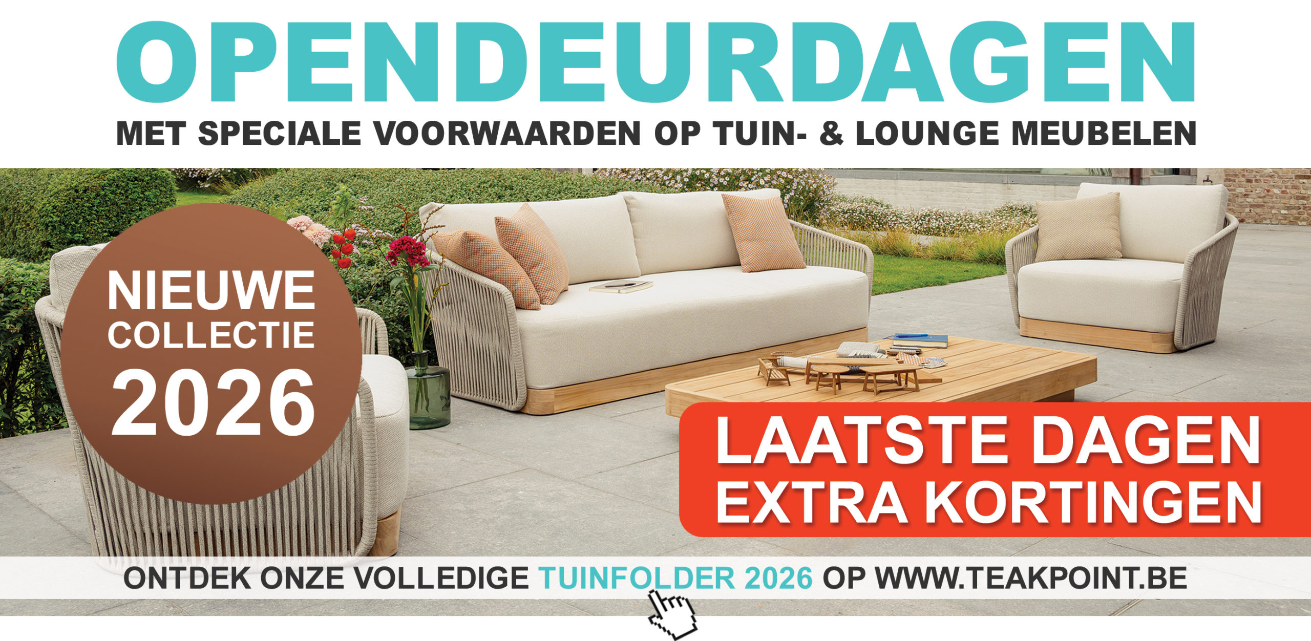 Banner Opendeurdagen Tuinmeubelen & Lounge Sets 2026